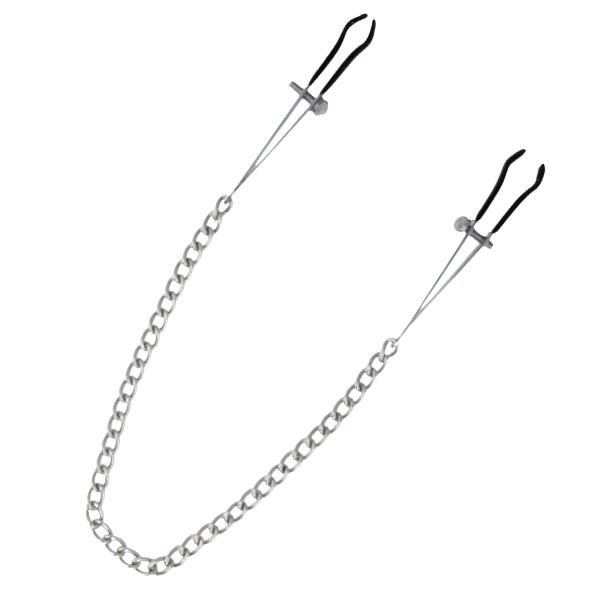 Titus TWEEZER Adjustable Nipple Clamps with Chain 