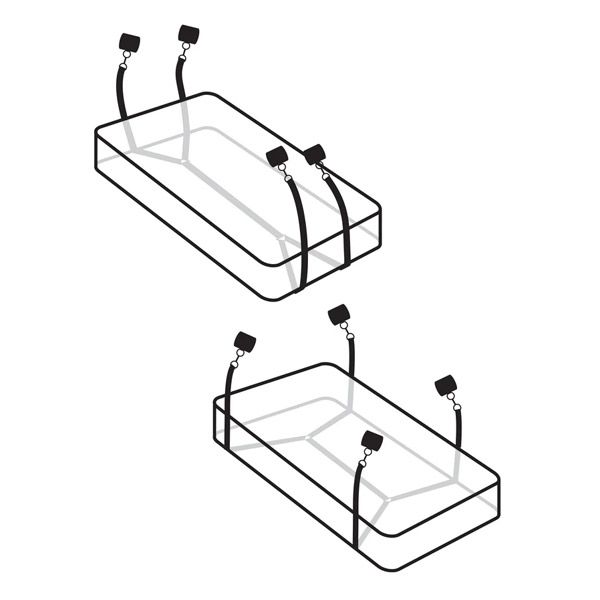 Fetish Fantasy Limited Edition Wraparound Mattress Restraints