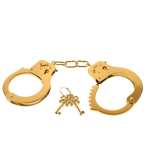 Fetish Fantasy Gold Metal Cuffs