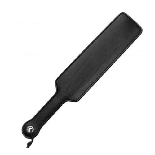 BLACK FRATERNITY PADDLE in LEATHER