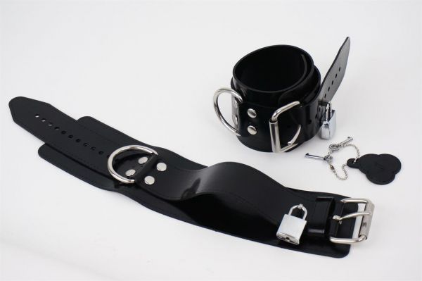 VAST Lockable Ankle Restraints | Black