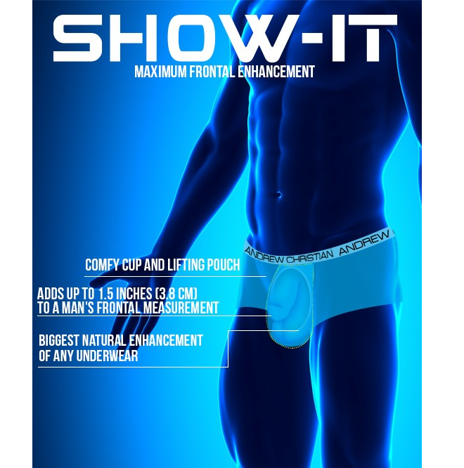 Andrew Christian FOOTBALL Boxer Short Charcoal White Men s