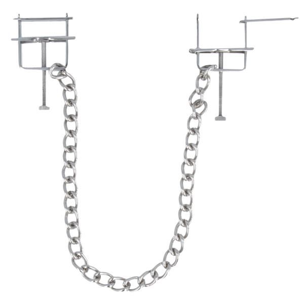 Titus VICE Adjustable Nipple Clamps with Chain 