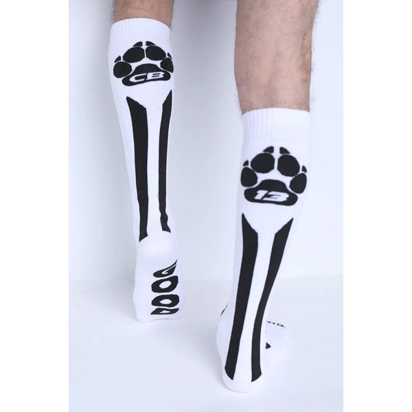 Cell Block 13 Muzzle Up Socks | White