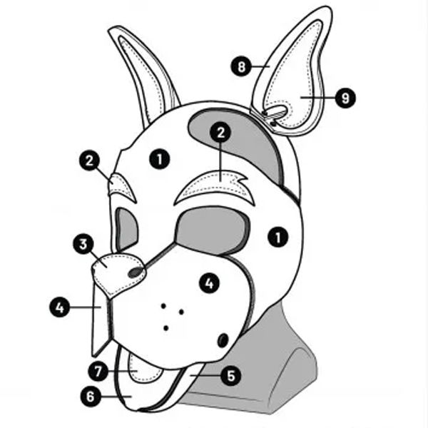 Build Your Own Neoprene WOOF Head Harness