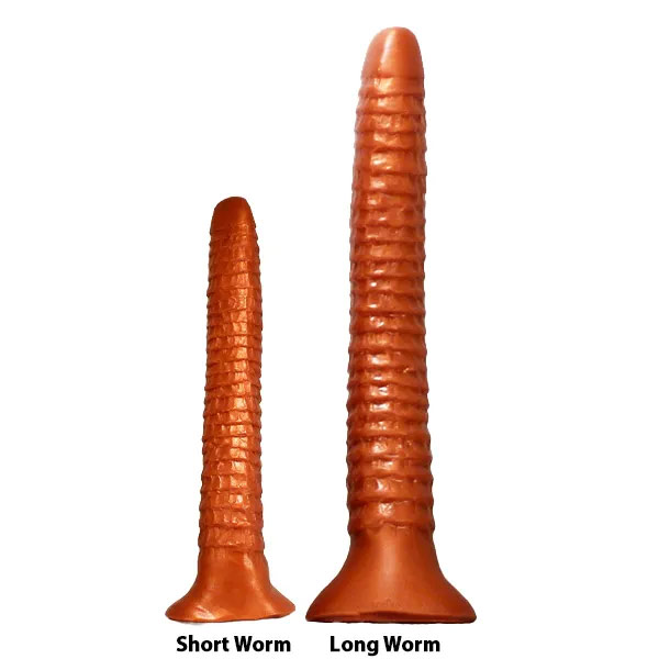 SquarePegToys® Worm - SuperSoft Bronze