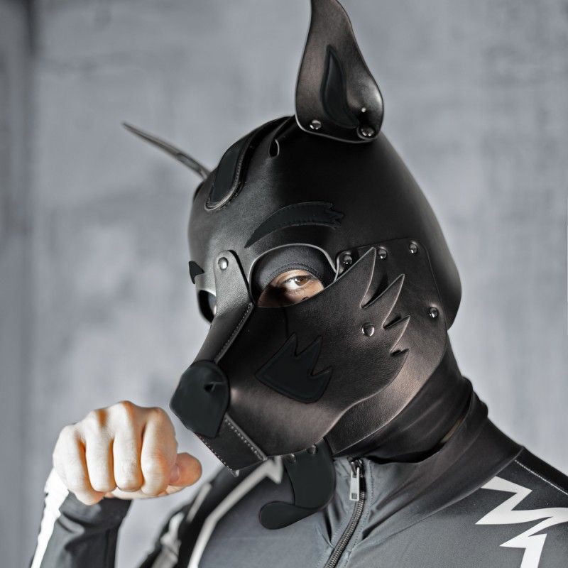 Boxer Barcelona X1 Pup Hood |  All Black