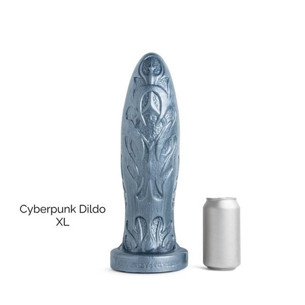 Mr Hankey's CYBERPUNK Dildo: Gunmetal XL | 13.25 Inches