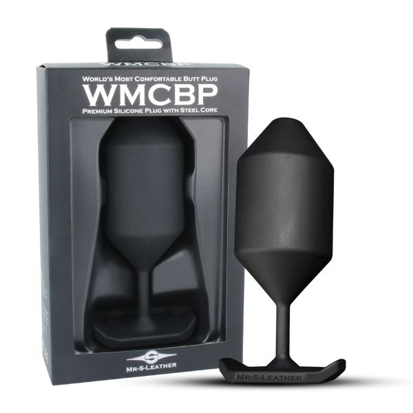 Mr S Leather WMCBP 'Worlds Most Comfortable Butt Plug' Weighted Silicone Plug | X-X-Large