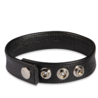 Titus Leather Bicep Strap | Black