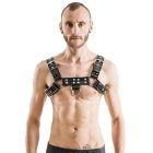 Mister B Rubber Chest Harness Premium | Black