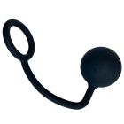 Titus Silicone Series: Cock Ring with Anal Ball |60mm