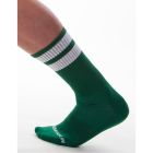 Barcode Berlin GYM Socks - Army Green/White