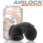 Oxballs AIRLOCK Air-Lite Vented Chastity | Black Ice