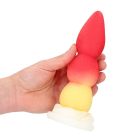 Whipped Berry - Silicone Butt Plug - Red/Yellow