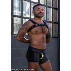 Mr.S Leather Neoprene Chap Short | Black