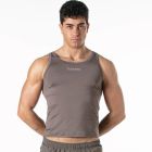 Leader Sports Crop Tank Top | Taupe