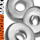 Oxballs RINGER MAX 3-Pack Cockring | Clear Ice
