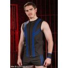 Mr.S Leather FuckGear Racer Vest | Black/Blue