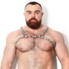 Dark Room Steel Chest Harness | Silver Steel