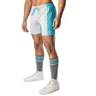 Nasty Pig AGILITY Rugby Short | Mirage Grey & Teal