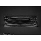 Mr S Leather Wristband - Zipper Pocket | Black