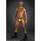 Mr.S Leather Bold Colour Jock Strap | Yellow