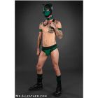 Mr.S Leather Bold Colour All-Access Brief | Hunter Green