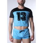 Cell Block 13 Starter Cropped Tee | Blue