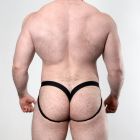 Dark Room Push-Up Thong | Black