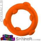 Oxballs SPINNER Silicone Cockring | Orange
