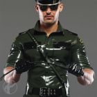 Invincible Rubber Rubber Special Forces Shirt - Olive Green/Black