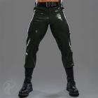 Invincible Rubber Rubber Special Forces Pants - Olive Green/Black