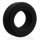 Oxballs ROTO grooved gripper-ribbed cockring BLACK FOG