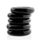 Oxballs JACKER 5-STACK five-pack tube super-strong cockrings BLACK