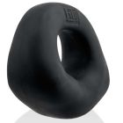 Oxballs FIT BULGE hung-style cockring BLACK FOG