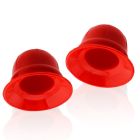 Oxballs NANO NIPS Nipple-nubs RED SILICONE