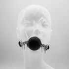 HANNAH STUDIO Scarab Spiked Ball Gag - Large Spikes