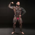 Strapp Metal ROID REAPER CUT OUT BODYSUIT - BLACK 