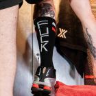 Boxer Barcelona Skater Socks FUCK - Black/White/Red