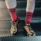 Boxer Barcelona BXR Tennis Socks - Black/Red