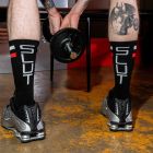 Boxer Barcelona Skater Socks SLUT - Black/Red/White
