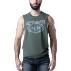 Nasty Pig Brandmark Shredder Tank Top 3.0 - Army Green/Shark Grey/White