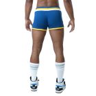 Nasty Pig Deadlift Trunk Short - Goldenrod/Cadet Blue/White