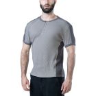 Nasty Pig Thermo Henley Shirt - Shark Grey/Fossil Grey
