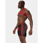 BARCODE BERLIN Chaps Short Jiho - Black/Red