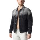 Nasty Pig Oxidize Denim Jacket - Black/White
