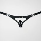 Lustful Lavish Chastity Harness - Black Classic