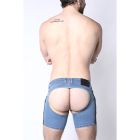 Cell Block 13 Terry Denim Chap Short - Light Blue