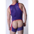 Cell Block 13 Bear Attack Singlet - Purple